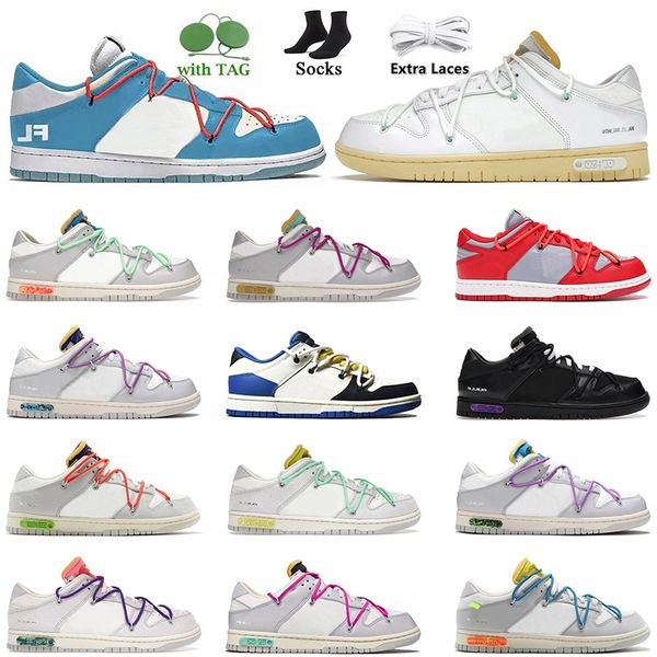 

2023 fashion dunkes low shoe the lot no.01-50 off running shoes fragment futura red green ow offs white designer platform university gold sk