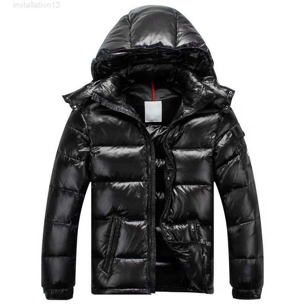 

ezj3 down jackets mens designer parkas duck puffer jacket men women fashion winter coat womens warm clothes size s 2xl, Black