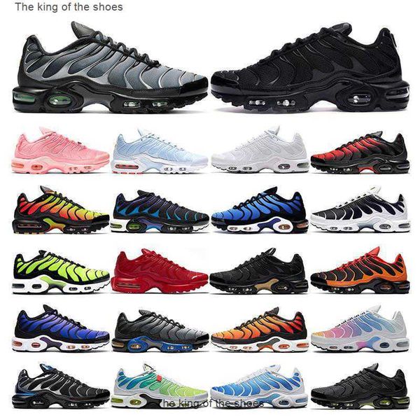 

2022 airmaxs tn plus air running shoes mens black white volt glow hyper pastel blue oreo women breathable sneaker trainer outdoor sport