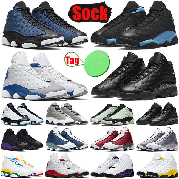 

13 13s men basketball shoes university french blue flint court purple hyper royal obsidian playground gold glitter mens trainers sports snea