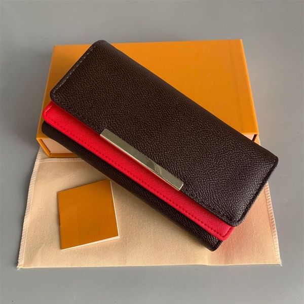 

whole red bottoms luxurys lady long wallet multicolor bags designers coin purse card holder original box men women classic zip274s, Red;black