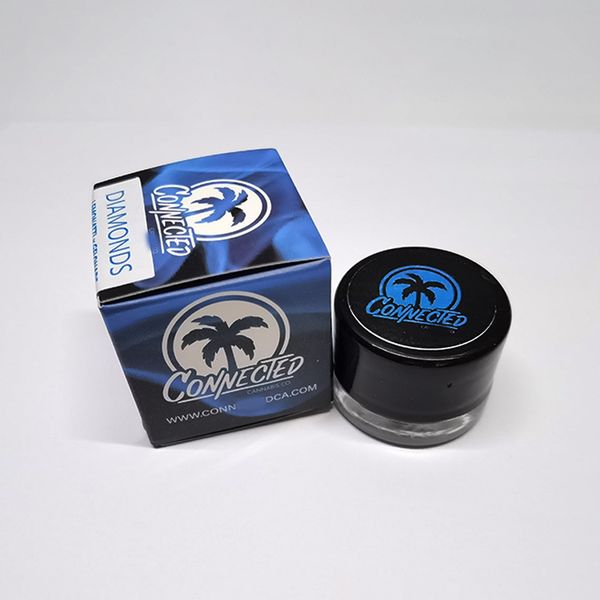 

connected co 1g live resin packaging jar for sauce badder diamonds extracts 1g box package 0.035oz concentrates container rosin wholesale ch