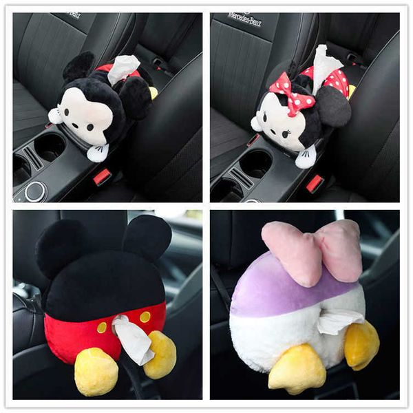 

car tissue box creative cartoon tissue box plush doll monkey seat back hanging type suction for accessories es t221219