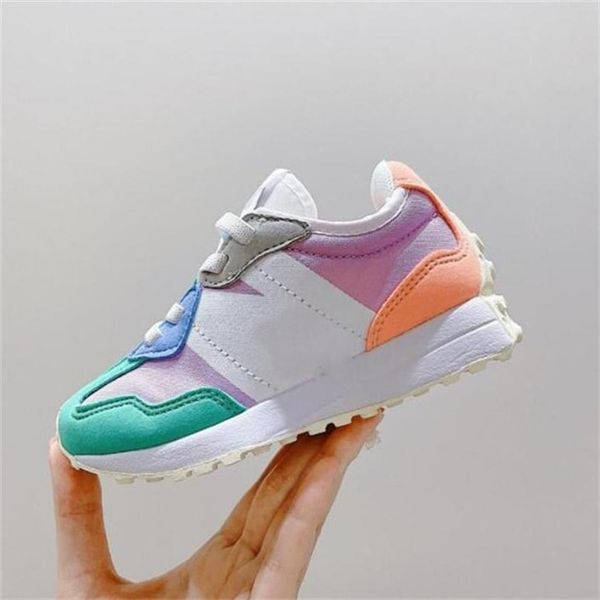 

luxury designer kids sports runner shoes fashion children boy girls trainers classic outdoor athletic shoe toddler sneakers, Black