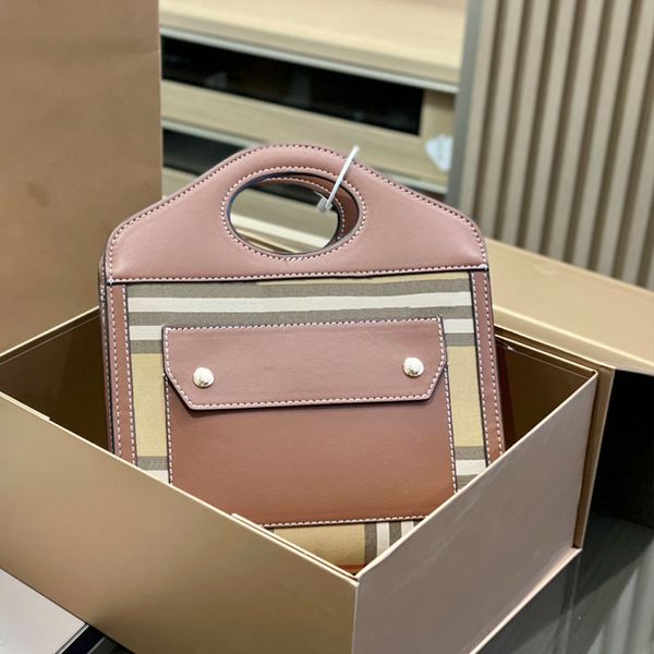 

checkered canvas bag women plaid handbag shoulder bags fashion letter print genuine leather removable long shoulder strap interior zip pocke