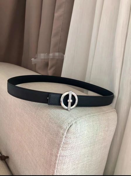 

belt woman designer classic casual belts for woman designer lychee pattern h belt buckle fashion double-sided leather men's 2.4cm brand, Black;brown