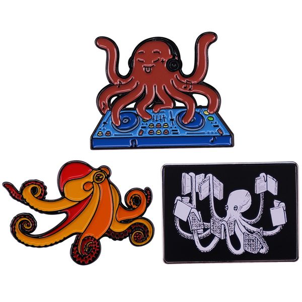 

ocs animals enamel pins kids brooches on clothes holiday gift shoolbag badges, Blue