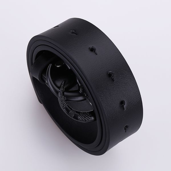 

2023men designers belts classic fashion luxury casual letter g smooth buckle womens mens leather belt 20 colors carry with gift box width 3., Black;brown