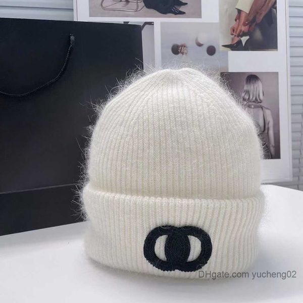 

beanie designers fashion womens winter hat outdoor warm beanies women leisure wool knitted hats classice style yucheng02, Blue;gray