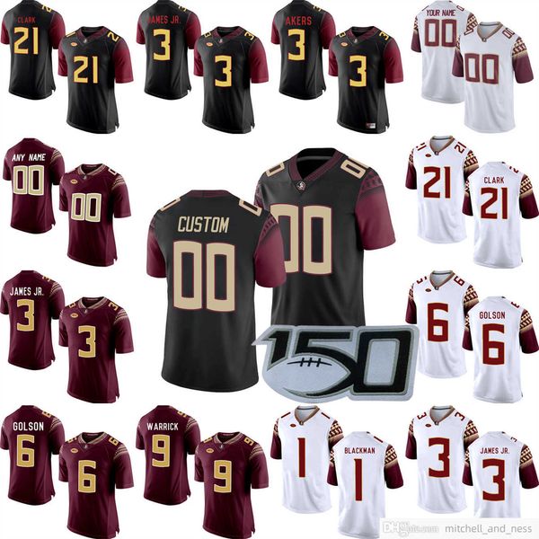 

custom ncaa college football jersey 45 daniel 30 daniels 73 early 71 emmanuel 5 verse 35 warner iii 97 jackson 95 lyons 41 cottrill stitched, Black