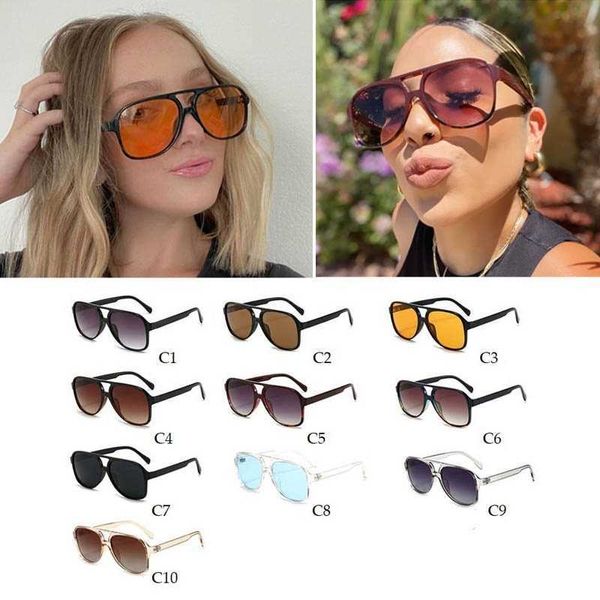 

retro trendy pilot sunglasses vintage women men brand designer fashion eyewear popular shades square sun glasses wholesale sales 1219, White;black