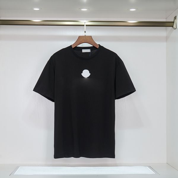 

european american t shirt summer shirt casual crew neck shirts breathable anti-wrinkle clothing couples high street clothes balck white larg, White;black
