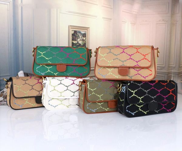 

cc women ophidia totes embroidery shoulder bag handbag luxury designer colorful letters double g bags red green webbing strap crossbody back