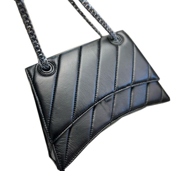 

designer the tote hourglass sling bags for women luxury black leather small side shoulder bags