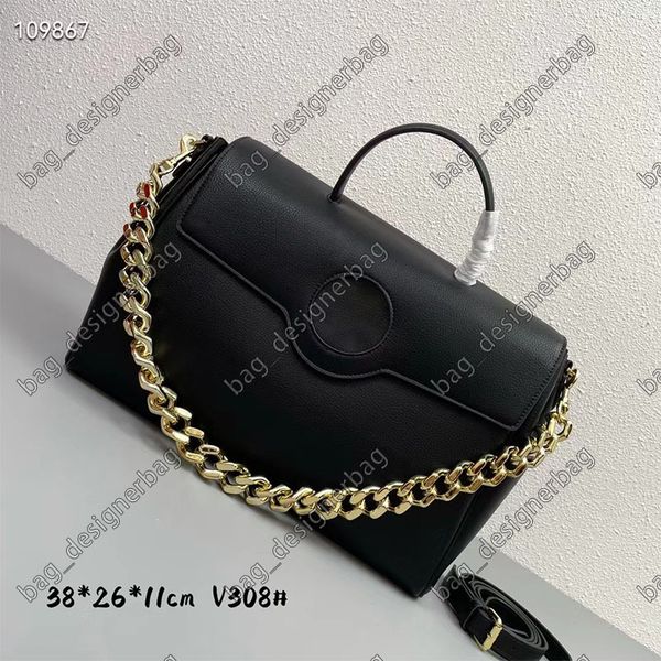 

luxury bag women's messenger chain shoulder bag handbag large capacity leather material 38c'm