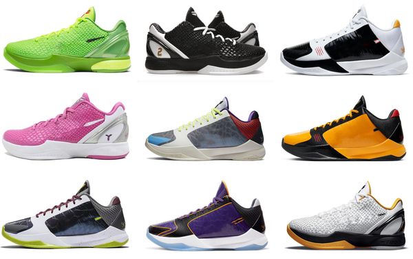 

2023 authentic 6 protro basketball shoes mamba men grinch del sol bruce lee pj tucker chaos lakers all star mens trainers sports sneakers