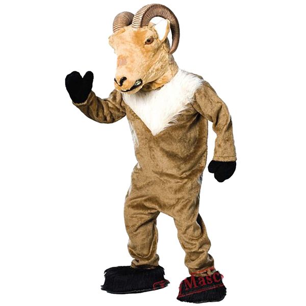 

super deluxe ram mascot costumes cartoon mascot apparel performance carnival size promotional advertising clothings, Red;yellow