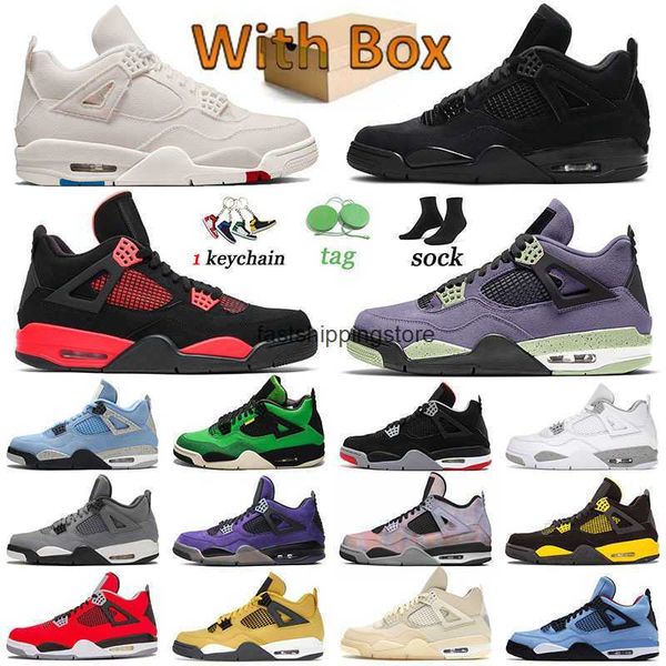 

canvas 4 4s sneakers designer original og basketballs shoes jumpman mens black cat white oreo zen master red thunder canyon purple union