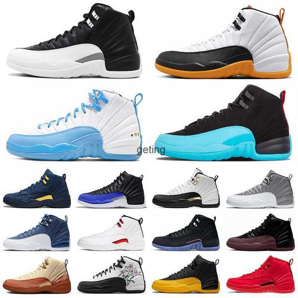 

aaa quality 12 12s jumpman basketball shoes years in china out the mud mens sneakers sports black burgundy crush taxi j12 men trainers