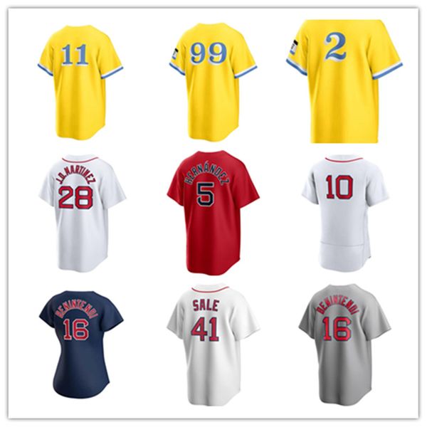 

custom baseball jerseys 41 chris sale 11 rafael devers red sox city connect david ortiz hernandez bogaerts verdugo yastrzemski red williams, Blue;black