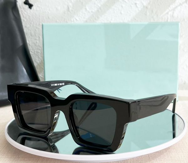 

black grey square acetate sunglasses accessories sunglass men women fashion sunnies shades uv400 eyewear with box, White;black