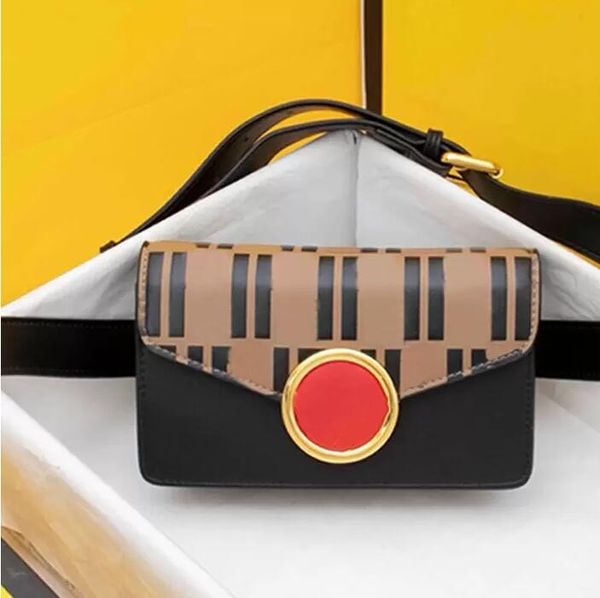 

designer mini crossbody bags flap waist bag chest handbag genuine leather shoulder bag purse clutch wallets relief classic letter magnetic b