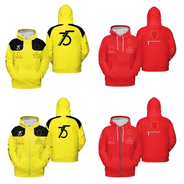 

f1 hoodie men's casual sports fans racing suit formula 1 zipper motorcade suit