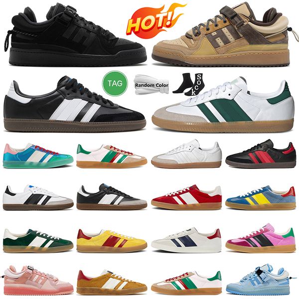 

designer gazelle samba casual shoes forum buckle men women sneakers the first cafe blue tint back to school trainers ourdoor, Black