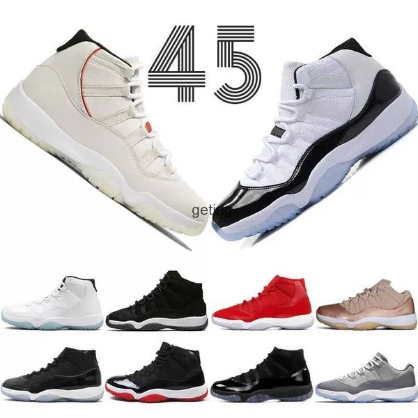 

11s fashion basketball shoes man prm heiress midnight navy blue 72-10 gym red space jam platinum tint prom night legend concord 45 23 bred