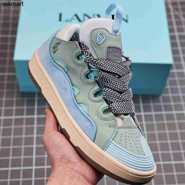 

dress shoes new designer lanvins fashion bread soled casual sneakers couple forrest gump shoes, Black