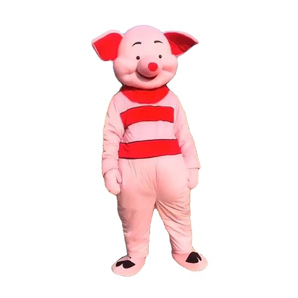 

pig cartoon mascot costume fursuit halloween furry suit cartoon outfits dress, Red;yellow
