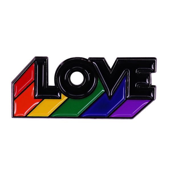 

love enamel pins brooch collecting rainbow lapel badges men women fashion jewelry gifts adorn backpack collar hat, Blue