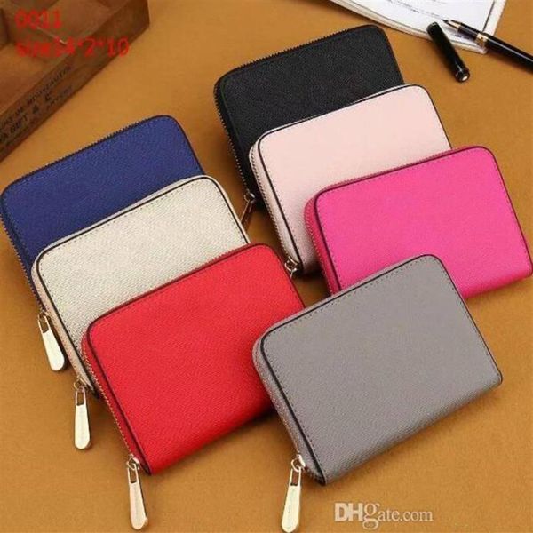 

brand fashion designer women pu short wallets clutch bag 7 colors small cute 00ap11288x, Red;black