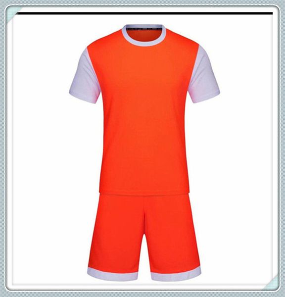 

552223double football jerseys suits both sides male custom game training kit elementary student sports vest american shirt, Black;red