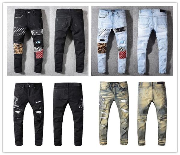 

2021 fashion skinny mens straight slim elastic jean men casual biker male stretch denim trouser classic pants 626 jeans size 28402527468, Blue