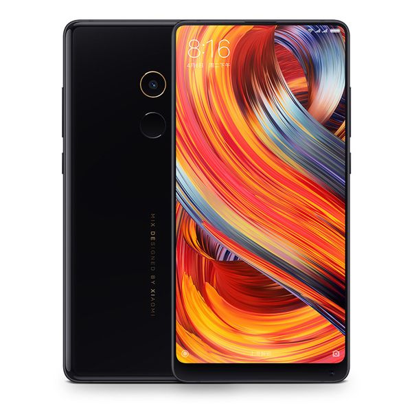 

original xiaomi mi mix 2 mix2 4g lte cell phone smart 8gb ram 128gb rom snapdragon 835 octa core android 5.99" full screen 12.0mp nfc f