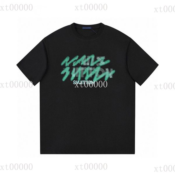 

23ss designer letter printed t shirts tee sweatshirt fashion high street short sleeves summer casual t-shirt breathable men women crew neck, Black;brown