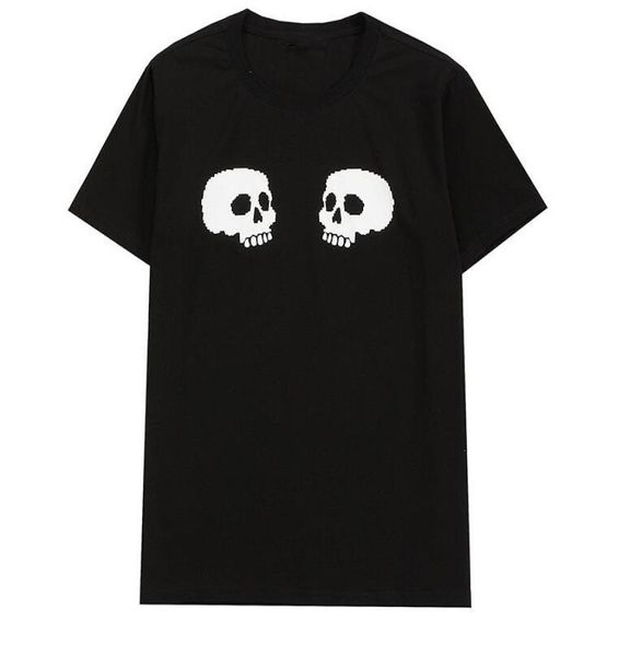 

fashion mens women t shirt trend casual short sleeve tshirts couple outfit8342261, White;black