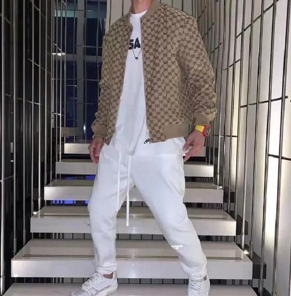 

2023gg men business jacket brand clothing jackets and coats outdoors clothes casual mens outerwear male coat bomber jacket s, Black;brown