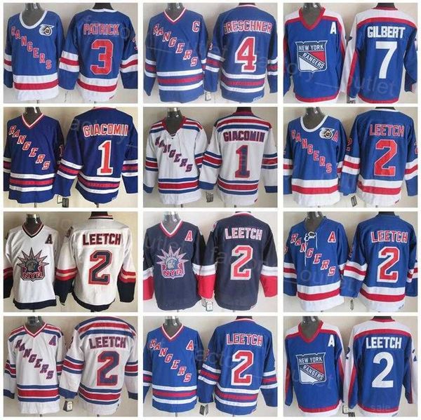 

throwback new york retro rangers hockey 7 rod gilbert jersey 2 brian leetch 1 eddie giacomin 4 ron greschner vintage classic 1991-92 75th&#0, Black;red