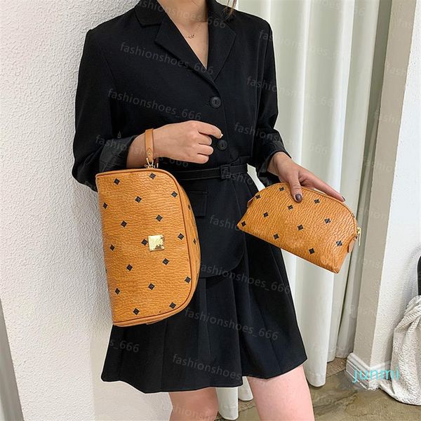 

designer- 2-pieces fashion women wash bag large capacity cosmetic bags makeup toiletry purses pouch men travel toilet244f