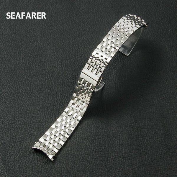

watch bands stainless steel metal watch straps for tissot 1853 t41 t006 watch band bracelet 19mm accessories watchband t221213, Black;brown