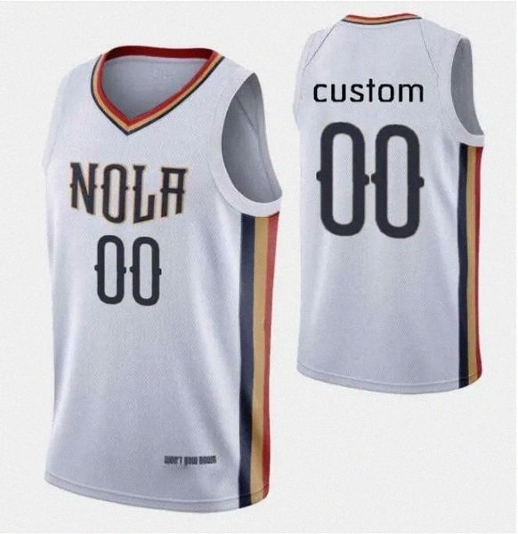 

men zion 1 williamson nop pelican new orlean basketball jerseys brandon ingram cj mccollum jonas valanciunas herbert jones trey murphy mmyh#, Black;red