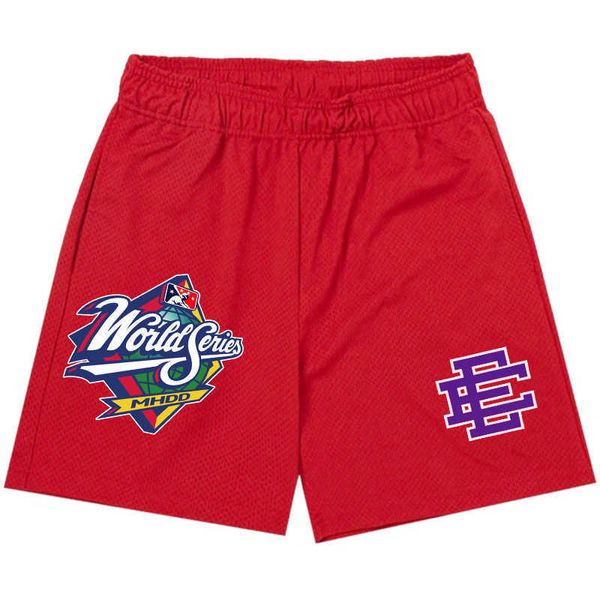 

ee trendy major league baseball shorts men's and women's sports mesh breathable quarter pants beach basketball quick drying pants, White;black