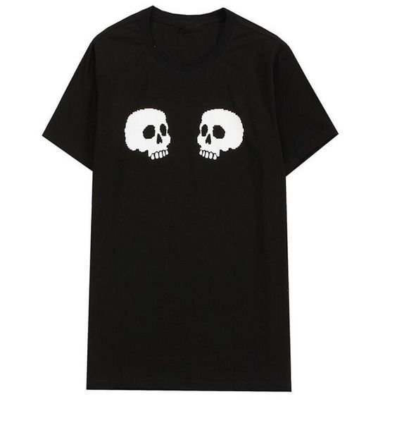 

fashion mens women t shirt trend casual short sleeve tshirts couple outfit3787876, White;black