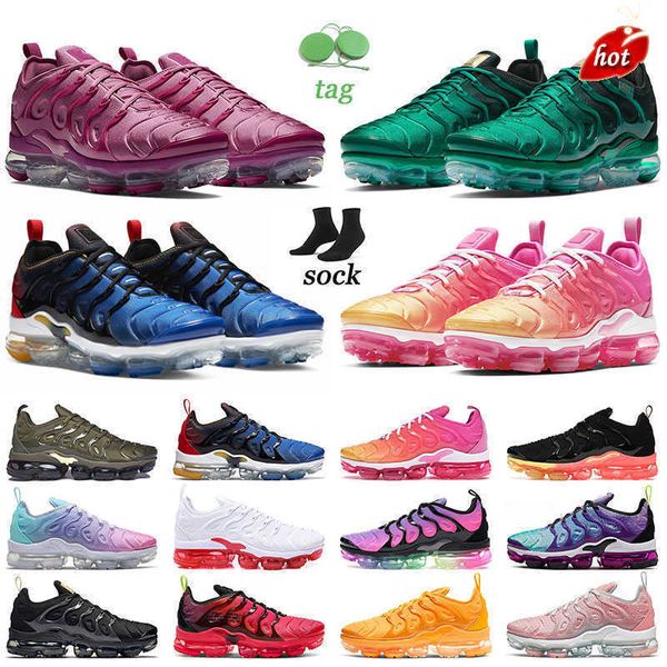

aaa quality tn plus runnning shoes mens womens atlanta pastel summer sunset light bone triple black anthracite metallic gold cool grey