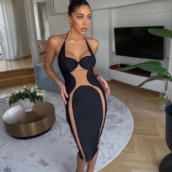 

womens winter dress fashion stitching lace-up backless slim women, Black;gray