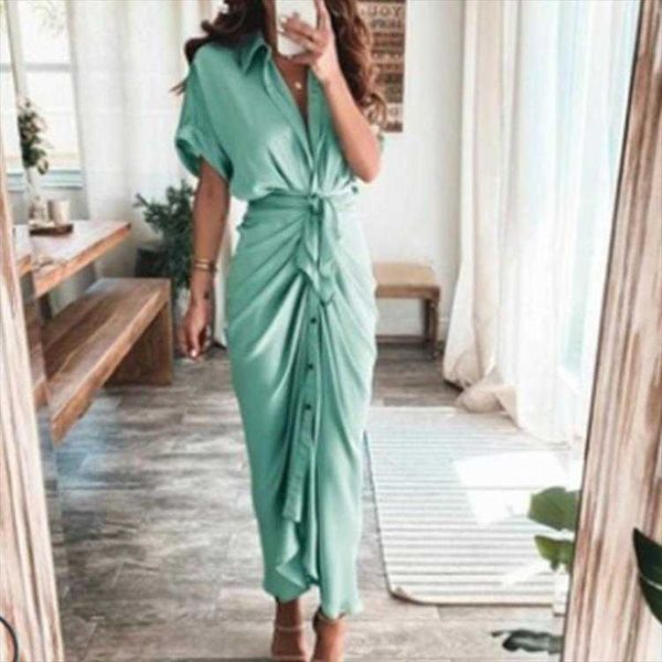 

spring trendy long dress ins fashionable forged lace-up tight, Black;gray