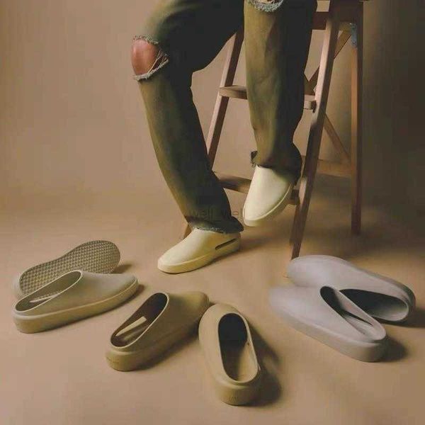 

fog slippers adilette 2023 slides men women fashion outdoor designer sandals massage pantoufle black boosts slipper summer beach moccasin sl