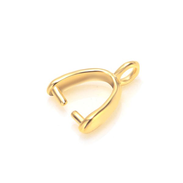 

gold plated pinch bails for necklace bracelet diy jewelry making supplies wholesale